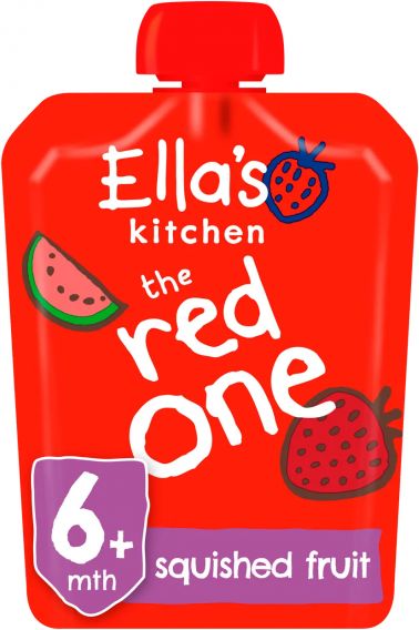 Ella's Kitchen BIO RED ONE ovocné pyré s jahodami (90 g) - obrázek 1