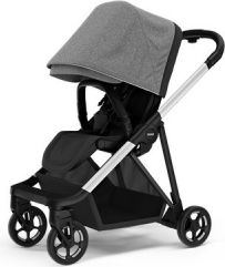 Thule Shine Grey Melange on Aluminum