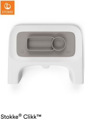 Stokke Silikonová podložka Soft Grey ezpz ™ na pultík k jídelní židličce Clikk™ - obrázek 1