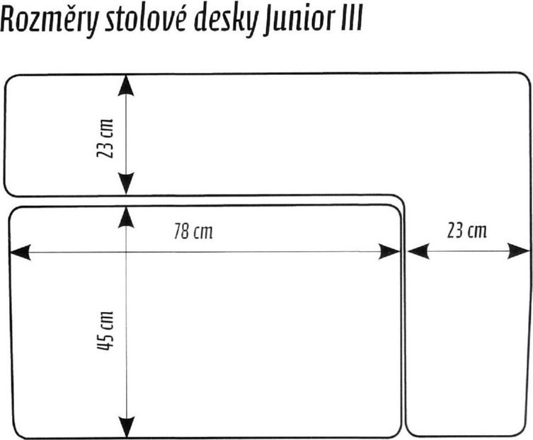 ROSTOUCÍ PSACÍ STŮL JUNIOR III BÍLÝ CEDR - obrázek 5