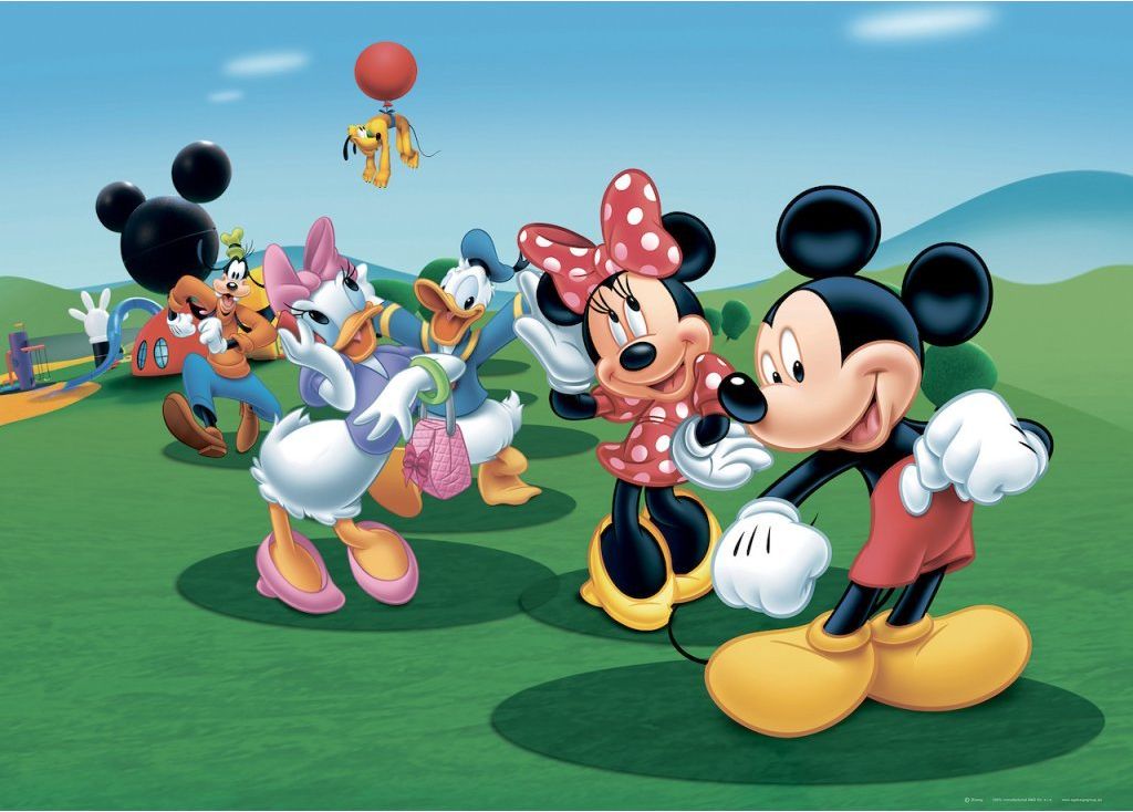 FOTOTAPETA MICKEY MOUSE S PŘÁTELI - obrázek 1