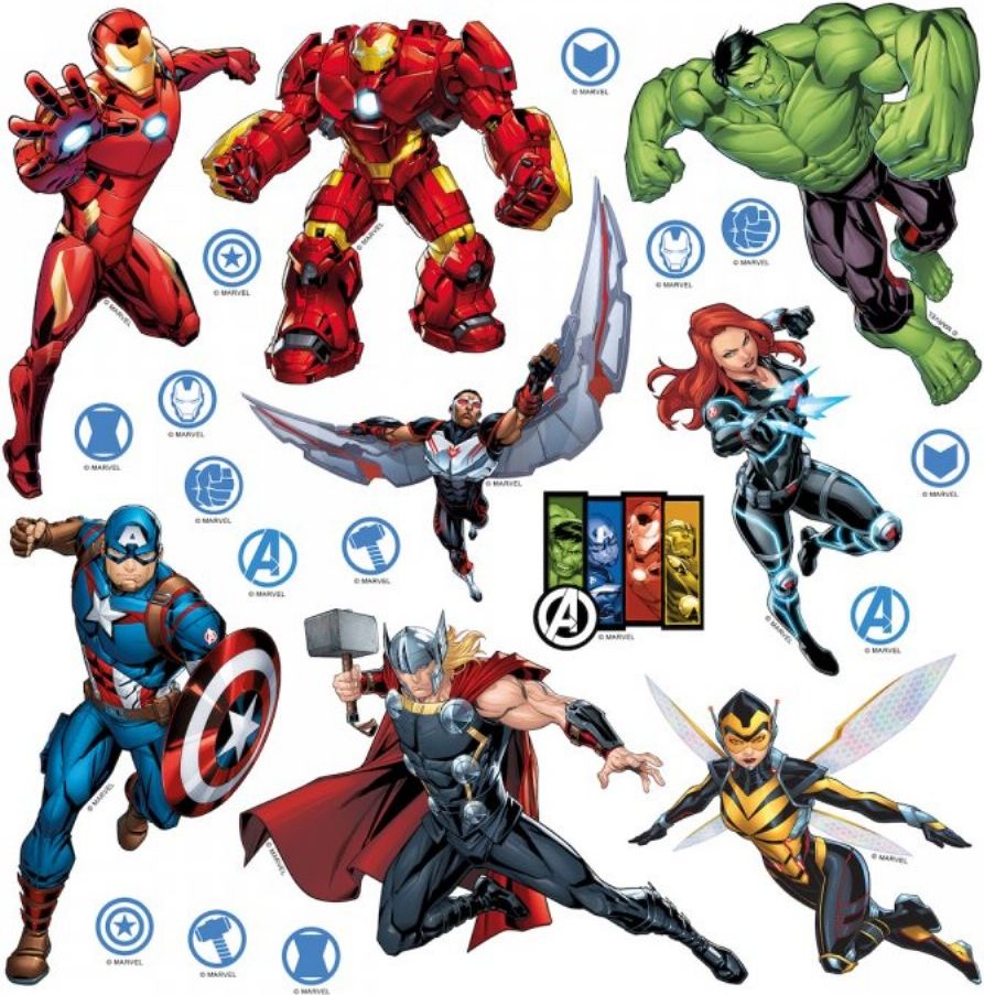 SAMOLEPICÍ OBRÁZKY AVENGERS - obrázek 1