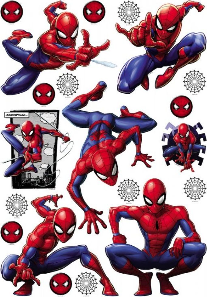 SAMOLEPICÍ OBRÁZKY SPIDERMAN - obrázek 1
