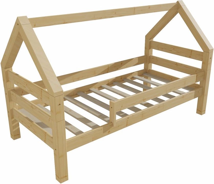 DĚTSKÁ POSTEL DOMEČEK SE ZÁBRANOU - obrázek 1