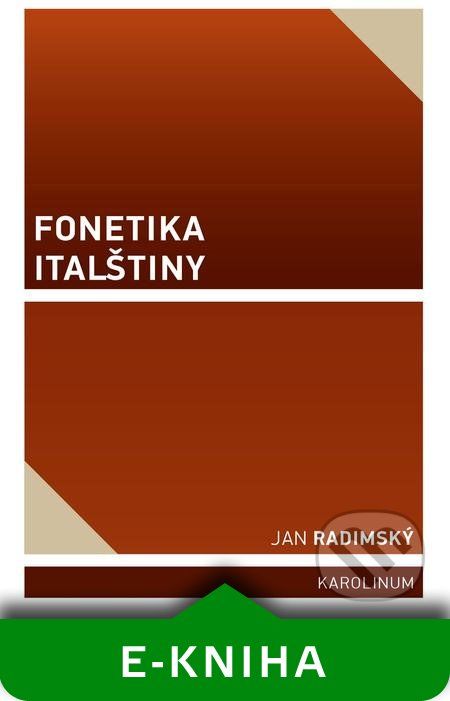 Fonetika italštiny - Jan Radimský - obrázek 1