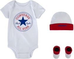 Converse classic ctp infant hat bodysuit bootie set 3pk | MC0028-R4F | Červená | 6-12 M - obrázek 1