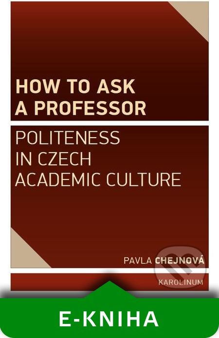How to ask a professor - Pavla Chejnová - obrázek 1
