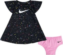 Nike swoosh pop aop dress | 06J498-023 | Černá | 50-56 CM - obrázek 1