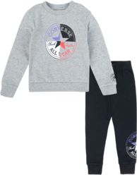 Converse ft crew + jogger set | 6CC673-023 | Černá | 74-80 CM - obrázek 1