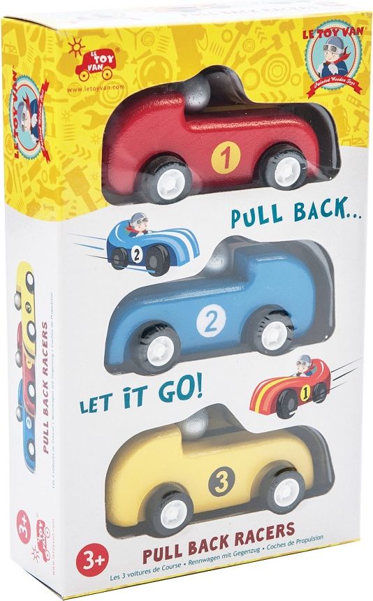 Le Toy Van Set závodních aut Pullback - obrázek 2