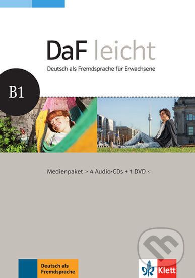 DaF leicht B1 - Medienpaket (4 Audio-CDs + 1 DVD) - Klett - obrázek 1