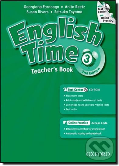 English Time 3: Teacher´s Book + Test Center CD-ROM and Online Practice Pack (2nd) - Georgianna Farnoaga - obrázek 1