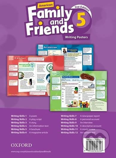 Family and Friends American English 5: Writing Posters (2nd) - Naomi Simmons - obrázek 1