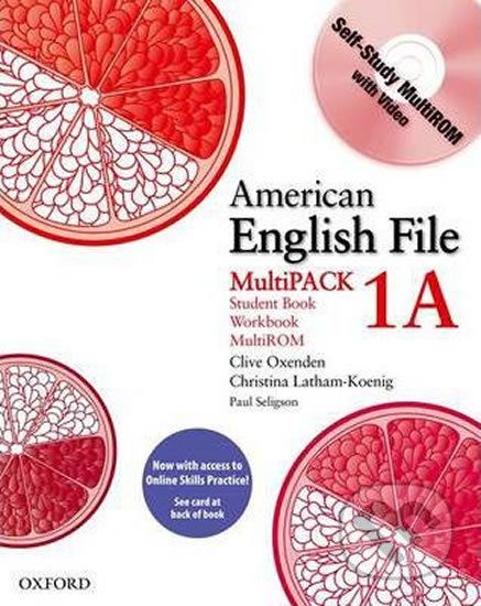 American English File 1: Student´s Book + Workbook Multipack A with Online Skills Practice Pack - Christina Latham-Koenig, Clive Oxenden - obrázek 1