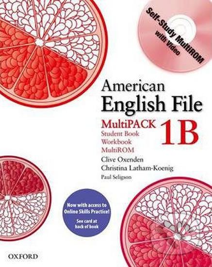 American English File 1: Student´s Book + Workbook Multipack B with Online Skills Practice Pack - Christina Latham-Koenig, Clive Oxenden - obrázek 1