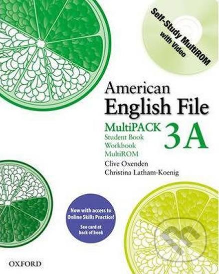 American English File 3: Student´s Book + Workbook Multipack A with Online Skills Practice Pack - Christina Latham-Koenig, Clive Oxenden - obrázek 1