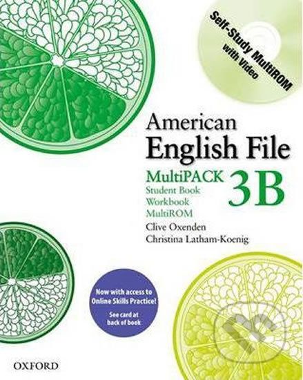 American English File 3: Student´s Book + Workbook Multipack B with Online Skills Practice Pack - Christina Latham-Koenig, Clive Oxenden - obrázek 1