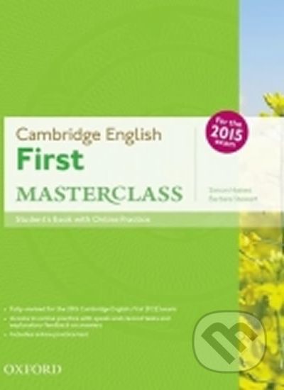 Cambridge English First Masterclass Student´s Book with Online Skills Practice - Barbara Stewart, Simon Haines - obrázek 1