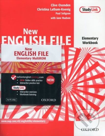 New English File Elementary: Workbook with Multi-ROM Pack - Clive Oxenden - obrázek 1