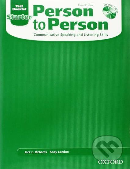 Person to Person Starter: Test Booklet + CD (3rd) - Jack C. Richards - obrázek 1