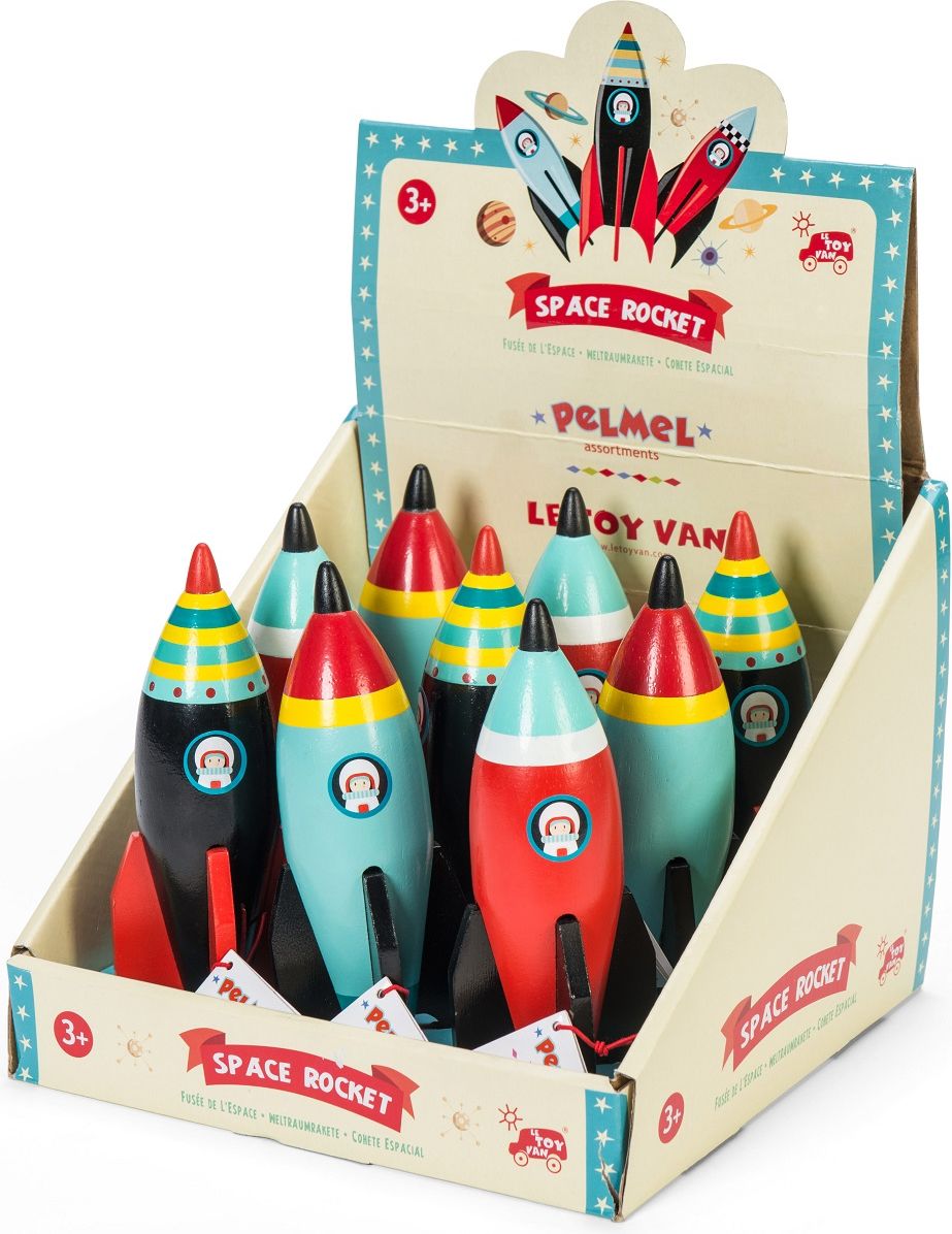 Le Toy Van barevná raketa Varianta: Modrá - obrázek 2