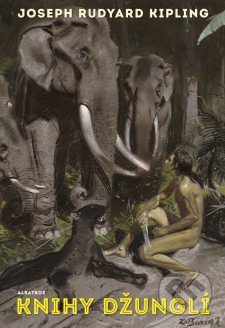 Knihy džunglí - Joseph Rudyard Kipling, Jan Čáp, Zdeněk Burian (ilustrátor) - obrázek 1