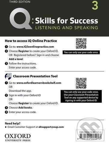 Q: Skills for Success: Listening and Speaking 3 - Teacher´s Access Card, 3rd - Miles Craven - obrázek 1