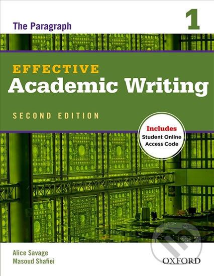 Effective Academic Writing 1: The Paragraph (2nd) - Alice Savage - obrázek 1