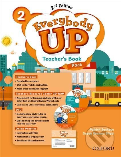 Everybody Up 2: Teacher´s Book Pack with DVD, Online Practice and Teacher´s Resource Center CD-ROM,2nd - Patrick Jackson - obrázek 1