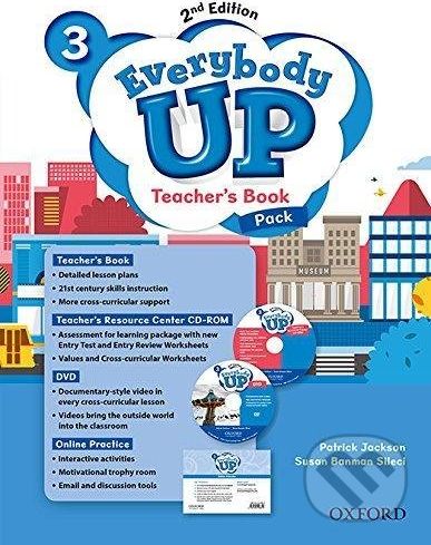 Everybody Up 3: Teacher´s Book Pack with DVD, Online Practice and Teacher´s Resource Center CD-ROM, 2nd - Patrick Jackson - obrázek 1