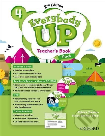 Everybody Up 4: Teacher´s Book Pack with DVD, Online Practice and Teacher´s Resource Center CD-ROM, 2nd - Patrick Jackson - obrázek 1