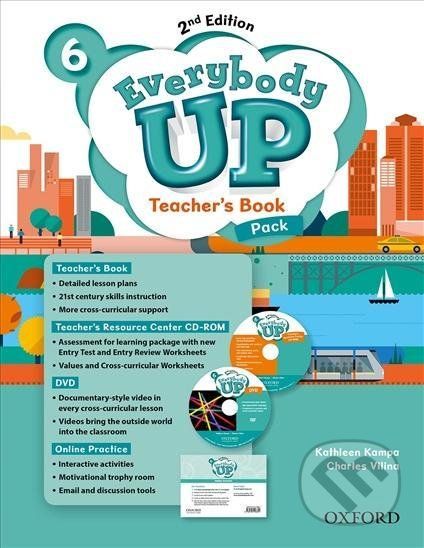 Everybody Up 6: Teacher´s Book Pack with DVD, Online Practice and Teacher´s Resource Center CD-ROM, 2nd - Kathleen Kampa - obrázek 1