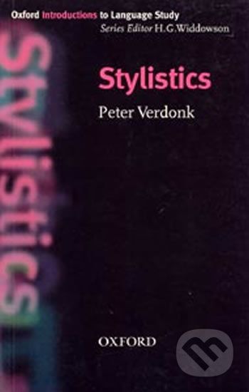 Oxford Introductions to Language Study: Stylistics - Peter Verdonk - obrázek 1