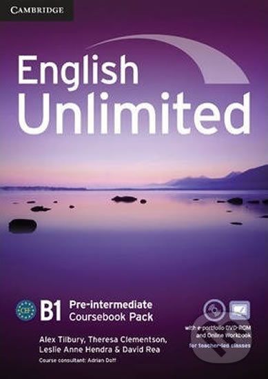 English Unlimited B1: Pre-intermediate Coursebook with e-Portfolio and Online Workbook Pack - Alex Tilbury - obrázek 1