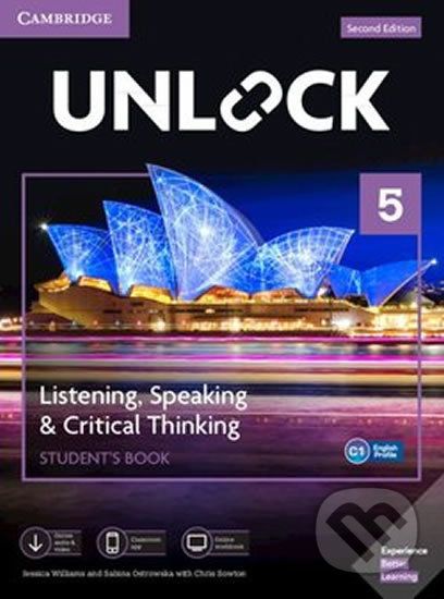 Unlock Level 5: Listening, Speaking & Critical Thinking Student´s Book, Mob App and Online Workbook w/ Downloadable Audio and Video - Jessica Williams - obrázek 1