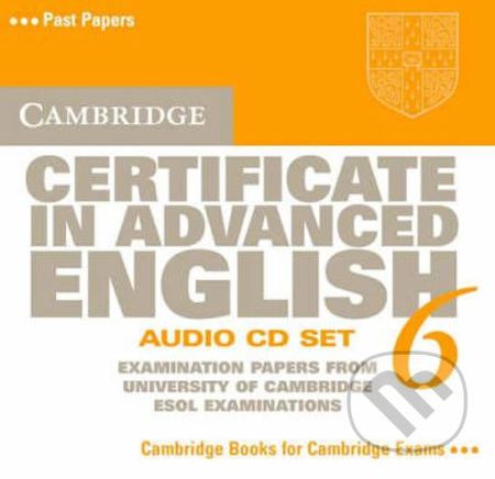 Cambridge Certificate in Advanced English 6 - Cambridge University Press - obrázek 1
