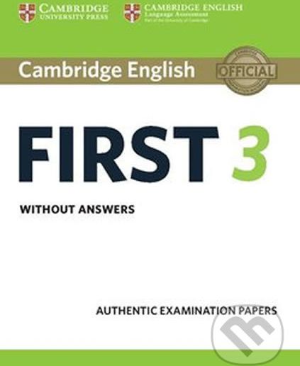 Cambridge English First 3 Student´s Book without Answers - Cambridge University Press - obrázek 1
