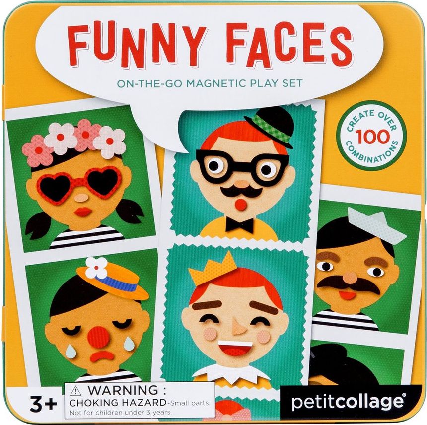 Petitcollage Magnetické puzzle Veselé tváře - obrázek 1