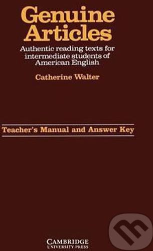 Genuine Articles: Teacher´s Manual and Answer Key - Catherine Walter - obrázek 1