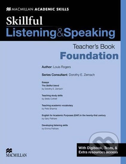 Skillful Listening & Speaking: Foundation Teacher´s Book + Digibook + Audio CD - E. Dorothy Zemach - obrázek 1