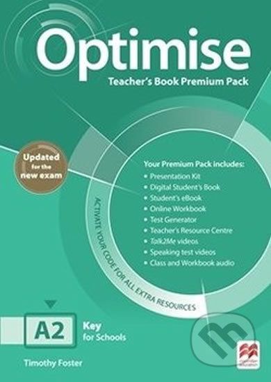 Optimise A2 - Updated Teacher´s Book Premium Pack - MacMillan - obrázek 1