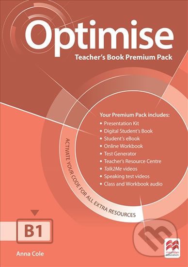 Optimise B1: Teacher´s Book Premium Pack - Anna Cole - obrázek 1