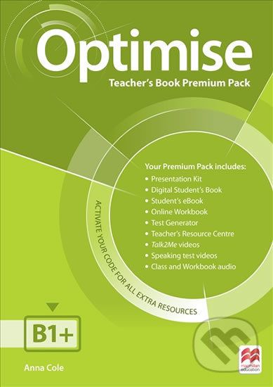 Optimise B1+: Teacher´s Book Premium Pack - Anna Cole - obrázek 1