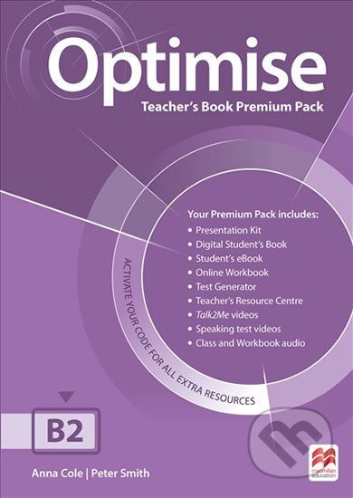 Optimise B2: Teacher´s Book Premium Pack - Anna Cole - obrázek 1