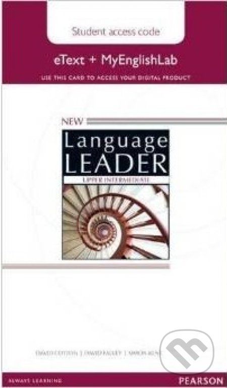 New Language Leader Advanced: MyEnglishLab - Student Access Card - Pearson - obrázek 1
