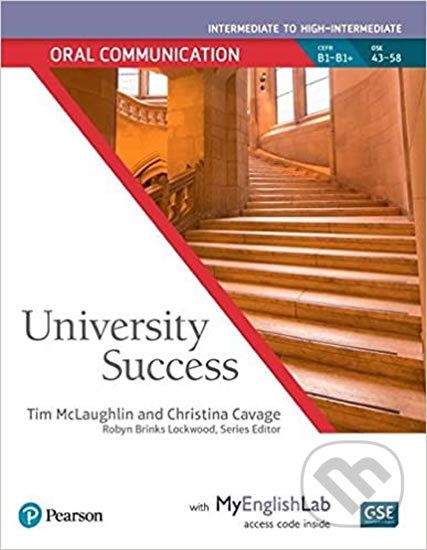 University Success Intermediate: Oral Communication Students´ Book w/ MyEnglishLab - Pearson - obrázek 1