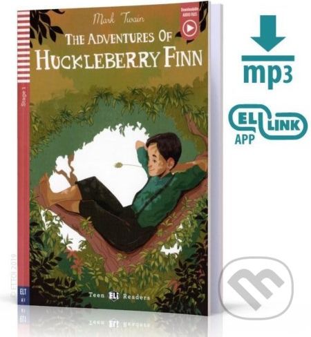 Teen ELI Readers 1/A1: The Adventures Of Huckleberry Finn + Downloadable Multimedia - Mark Twain - obrázek 1