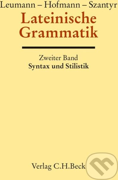 Handbuch der Altertumswissenschaft, Bd. II, 2.2, - Szantyr Hofmann, Leumann, - obrázek 1