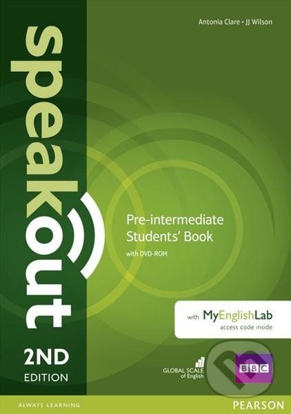 Speakout Pre-intermediate: Student´s Book with Active Book with DVD with MyEnglishLab, 2nd - Antonia Clare - obrázek 1