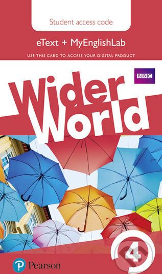 Wider World 4: MyEnglishLab & eBook Students´ Access Card - Pearson - obrázek 1